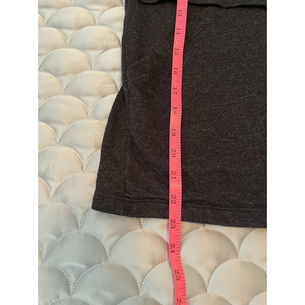 Monrow Mesh Mix Black Track Snap Button Pullover Long Sleeve Top M - Picture 9 of 10